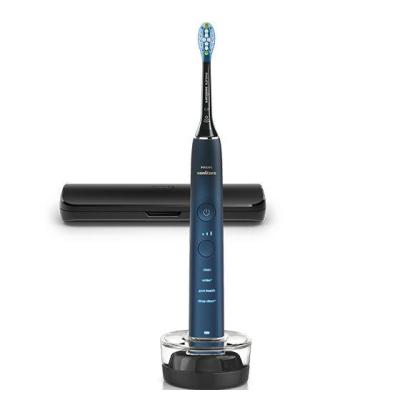 Furçë dhëmbësh elektrike Philips Sonicare DiamondClean 9000 HX9911/88 / 4 Modalitete / 3 Intensitete / Pressure Sensor / 62.000 Lëvizje/min / 14 Ditë –  Zezë/Blu