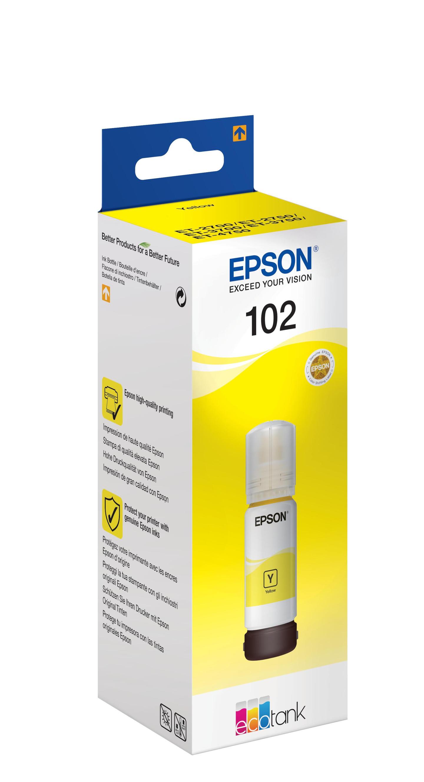 INK Epson 102 / C13T03R440 / 6.000 faqe – Verdhë - 2