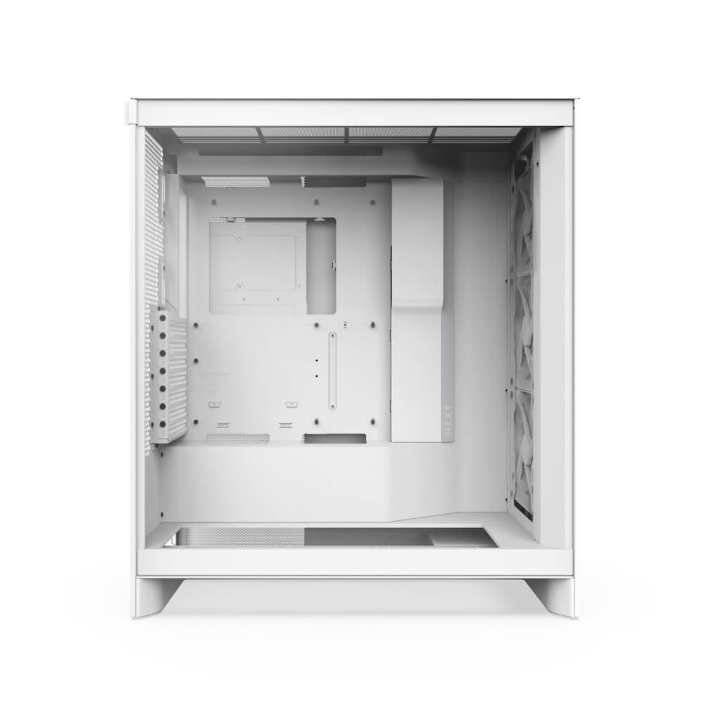 Kasë PC NZXT H7 Flow / Mid Tower / E-ATX / 3x 120mm Fan / Tempered Glass – Bardhë - 3