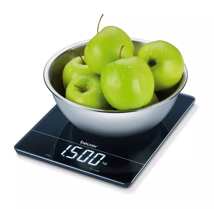 Peshore kuzhine Beurer KS 34 XL / Magic LED / Hold / Tare / 15kg / 1g / Touch – Zezë - 3
