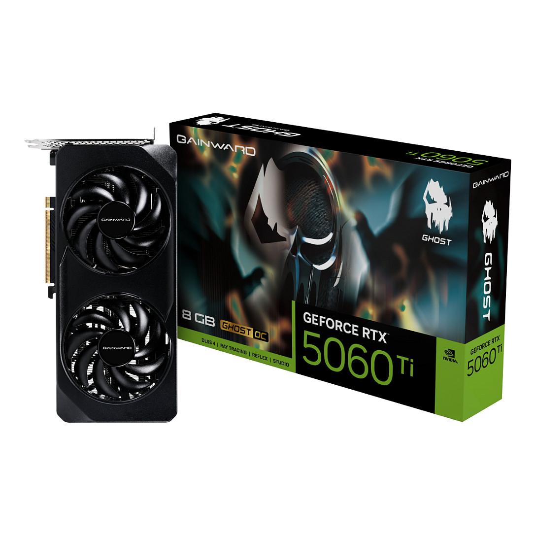 Kartelë Grafike NVIDIA Gainward RTX 5060 Ti Ghost OC 8GB GDDR7 HDMI 3xDP - 11