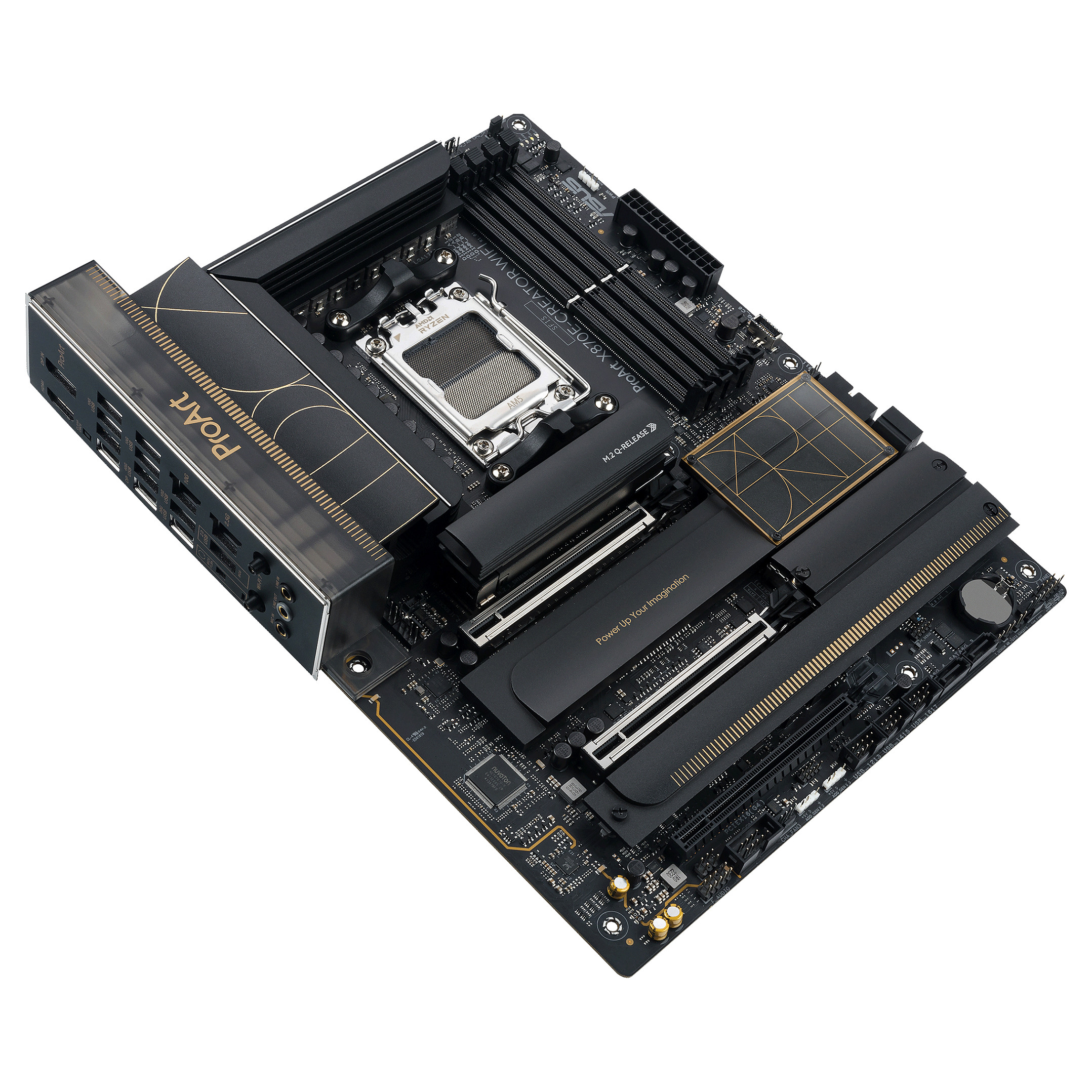 Pllakë Amë ASUS ProArt X870E-CREATOR WIFI / AMD AM5 / X870E / DDR5 / ATX / Wi-Fi 7 / 10GbE + 2.5GbE LAN - 7