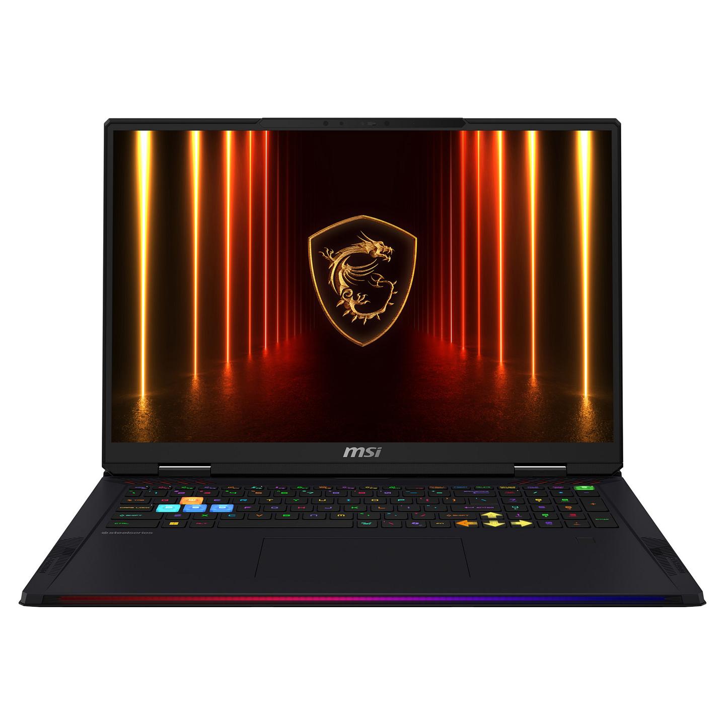 Laptop Gaming MSI Raider 18 HX AI A2XWIG-270FR, Core Ultra 9 285HX, 64GB DDR5, 4TB, 18" UHD+ Mini LED 120Hz, RTX 5080 16GB - Zezë