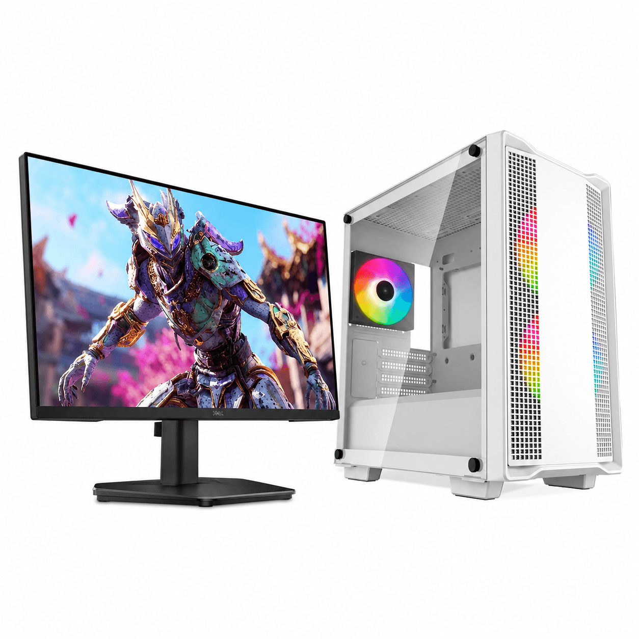 STARBUNDLE SERIES X10, Ryzen 7 5700X, 16GB(2x8GB) DDR4, 500GB, RTX 5050 8GB, DeepCool Case CC360 + Monitor Dell MN SE2426HG, 24", Full HD IPS, 240Hz, 5ms, HDMI+DP