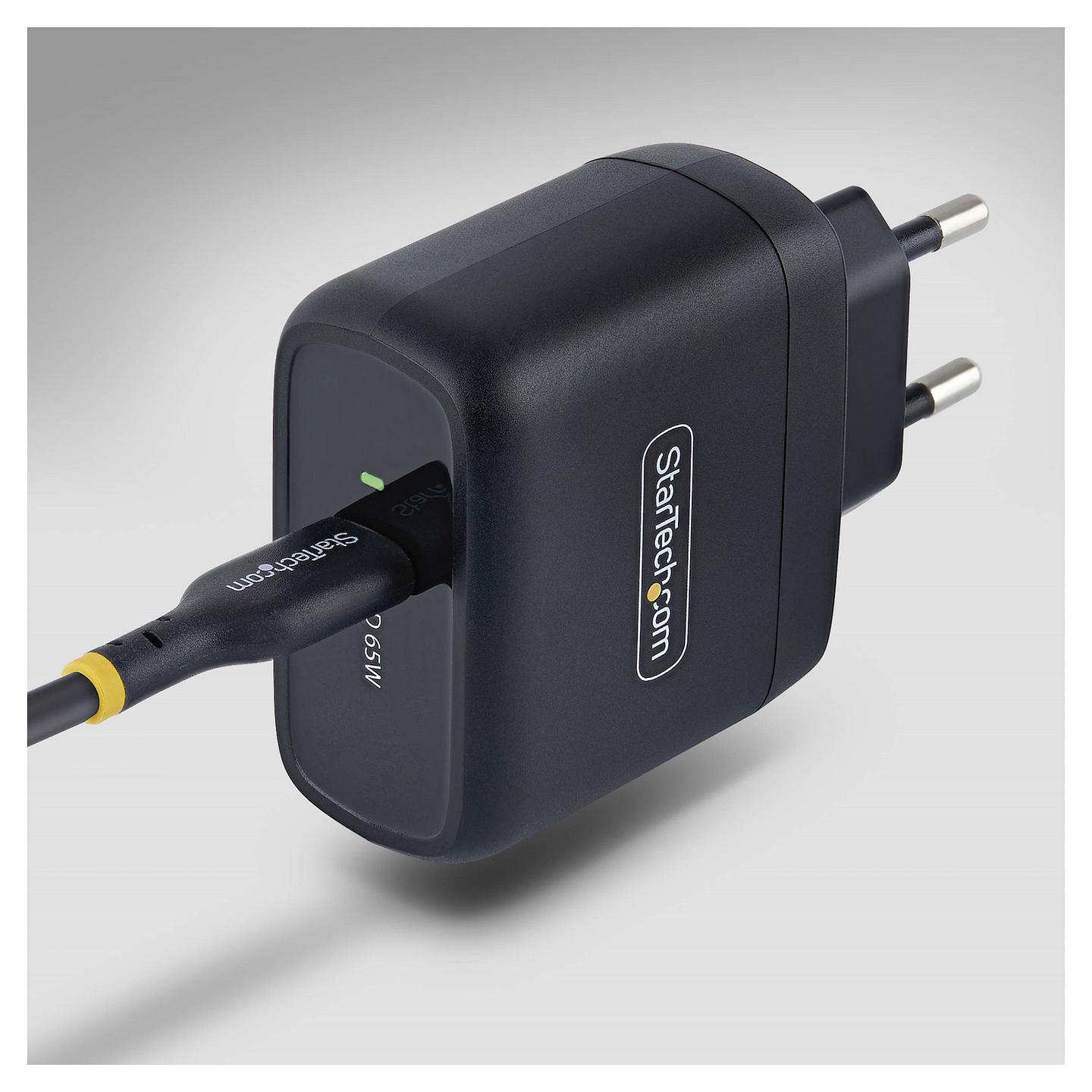 Karikues StarTech 1065EB-WALL-CHARGER, USB-C, 65W, GaN, Power Delivery 3.0, PPS - Zezë - 5