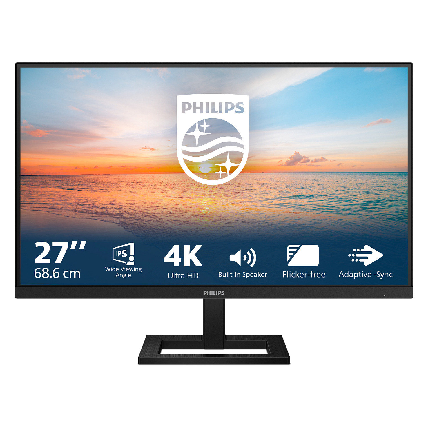 Monitor Philips 27E1N1800AE / 27" 4K Ultra HD 4 ms IPS / HDMI DP / e zezë - 1