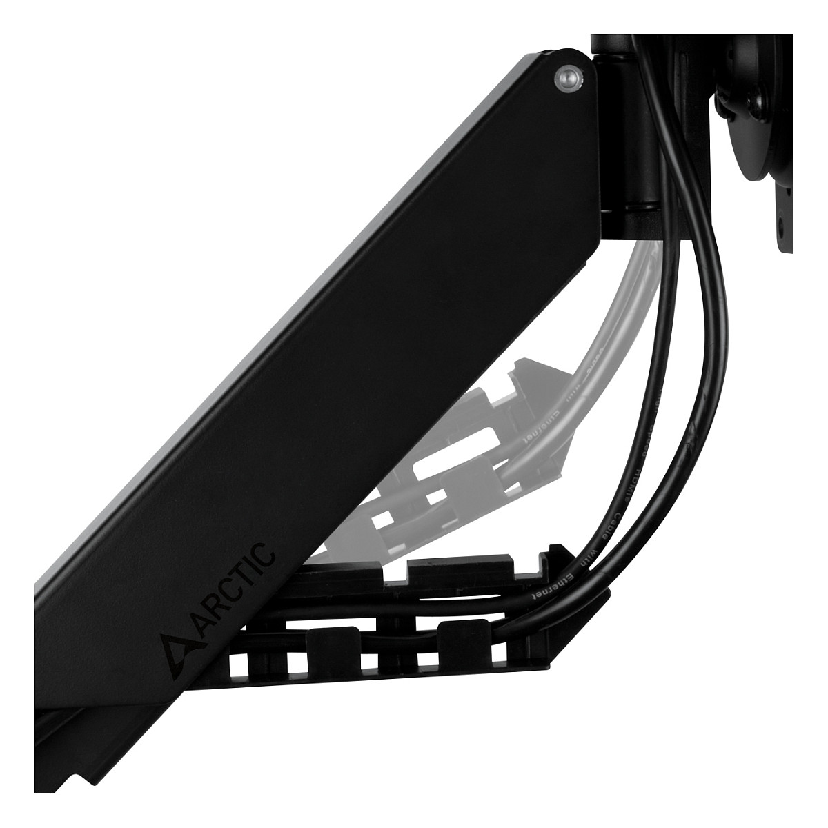 Mbajtëse për Monitor ARCTIC X1-3D / 1 Monitor / deri 40" / 10kg / VESA 75x75-100x100 / Full Motion / Gas Spring / Tavolinë - Zezë - 5