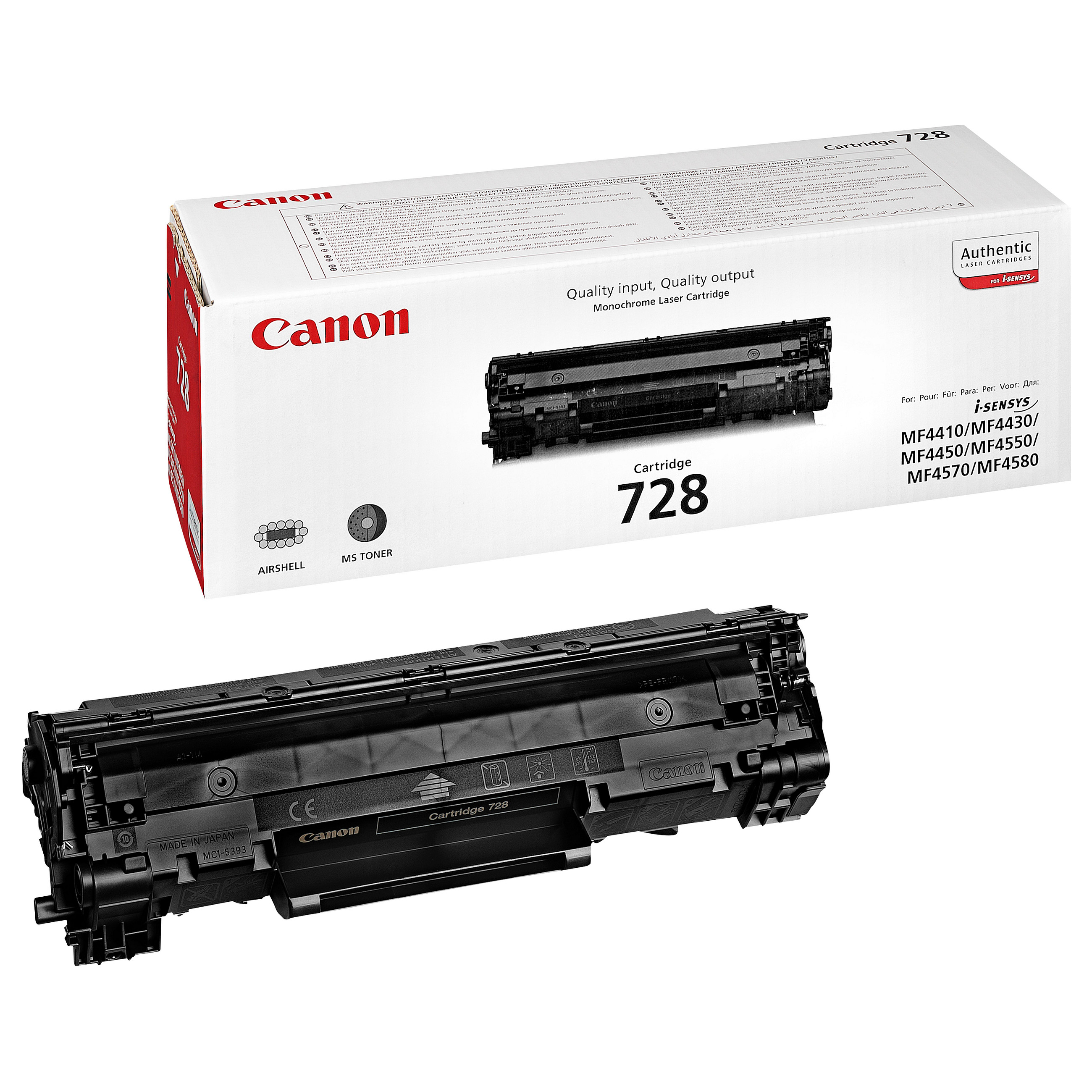 Toner Canon 728 Cartridge Original /Up to 2,100 Pages (ISO/IEC Standard Yield) - Zezë - 1