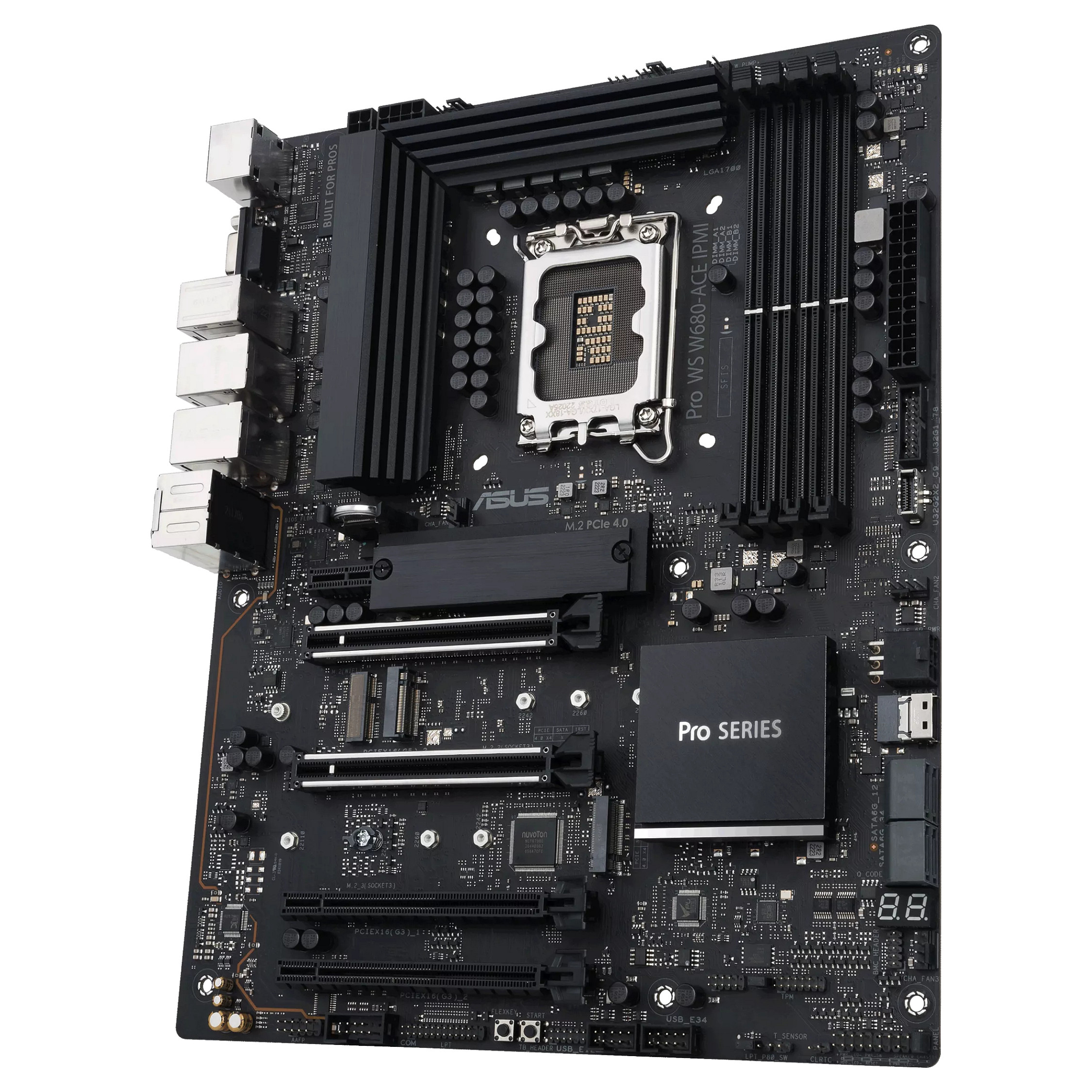 Pllakë Amë MB ASUS PRO WS W680-ACE IPMI, Intel 1700, DDR5, ATX - 2