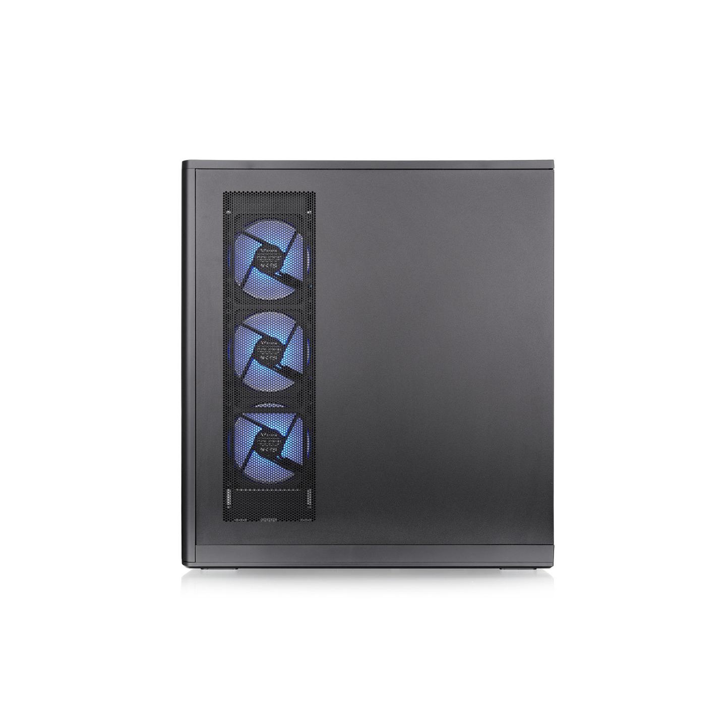 Kasë Thermaltake Stage 500 TG ARGB, Midi Tower, ATX, xham i temperuar i lakuar, 4x 120 mm ARGB - Zezë - 2