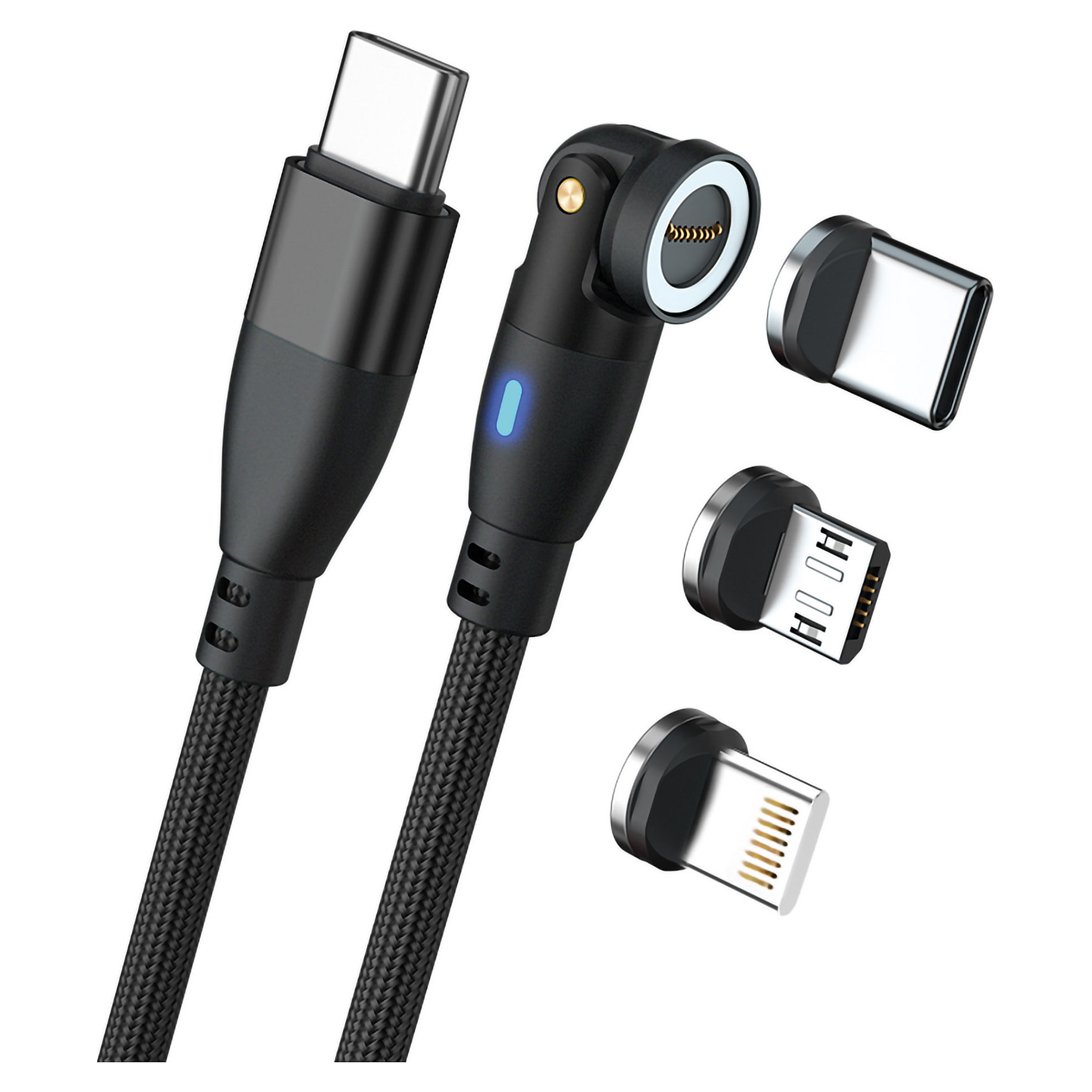 Kabllo RealPower MagneticCharge 100 / USB-C → Magnetik / 1m / 100W / Power Delivery – Zezë