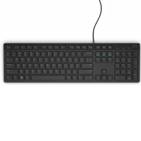 Tastierë me kabllo Dell KB216 / USB / Full-Size / Multimedia / Spill-Resistant / QWERTY US – Zezë