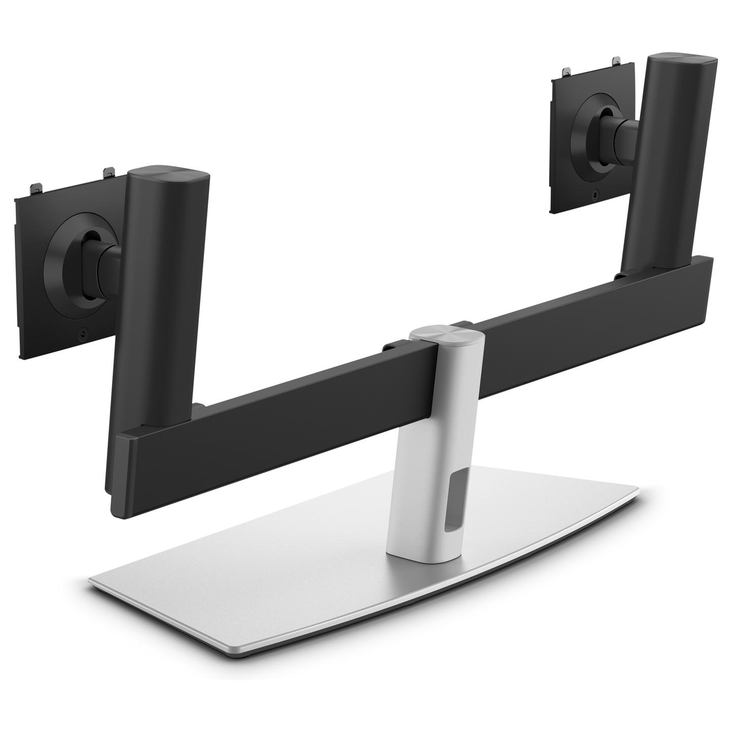 Mbajtëse për Monitor Dell Pro MDS26, për 2 Monitorë 19–27", Pivot, Rregullim Lartësie, VESA 100 × 100mm - Zezë/Argjend - 4