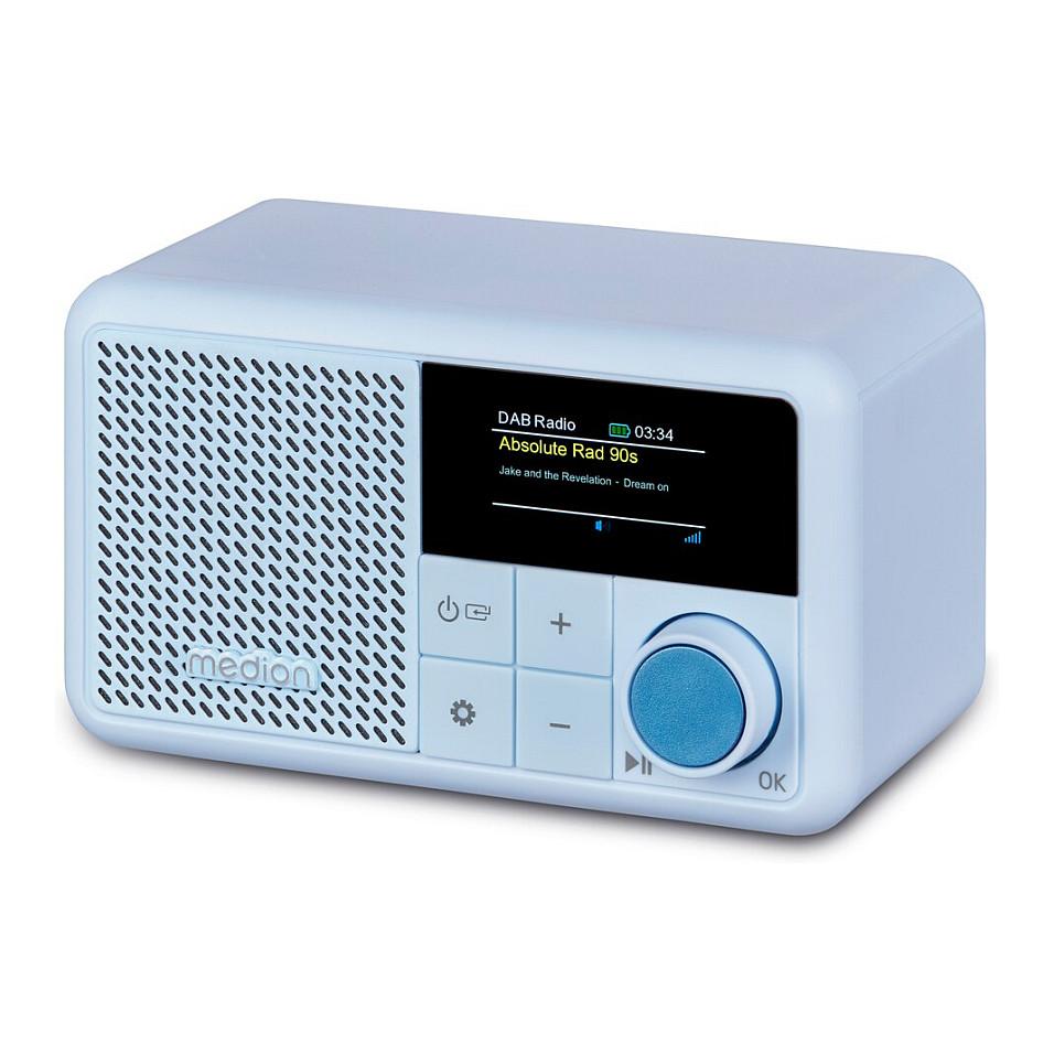 Radio Portative MEDION LIFE S66822 / DAB+ / FM / TFT / 2W / IPX1 - Aqua - 2