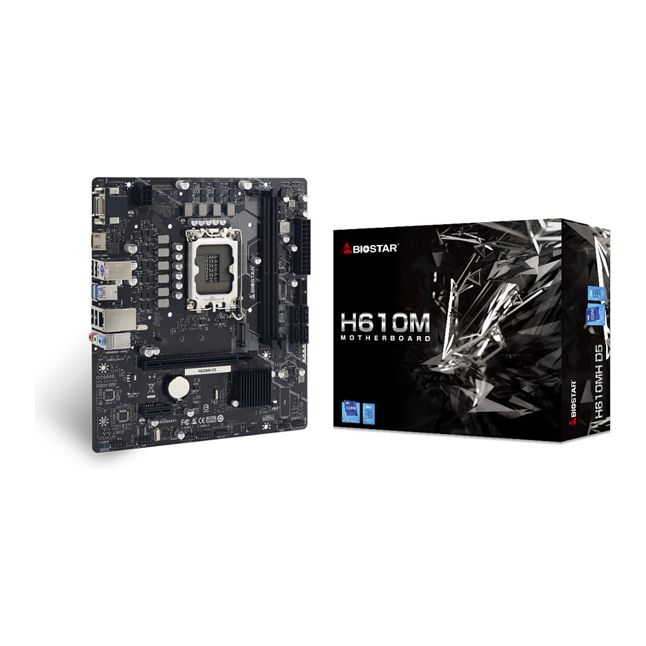 Pllakë amë H610MH D5 (H610.S1700.mATX.DDR5) - 4