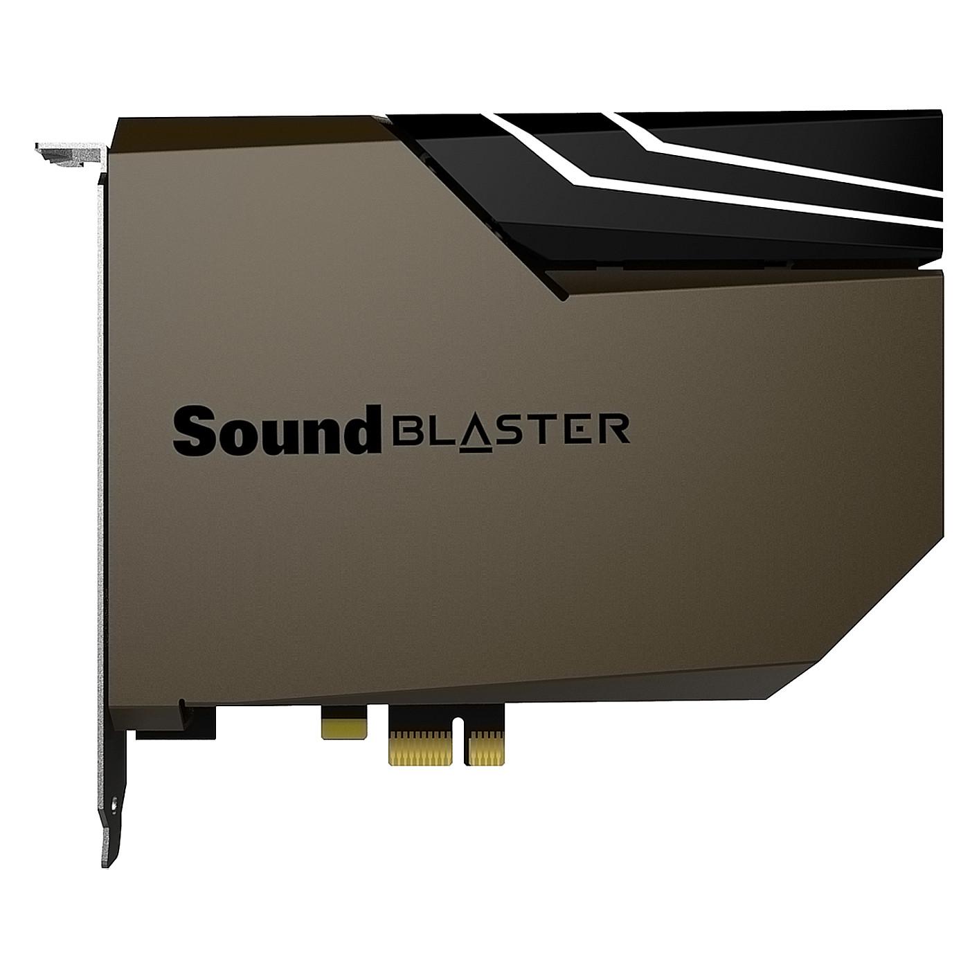 Kartë e zërimit Creative Sound Blaster AE-7, PCIe, 32-bit/384 kHz, 5.1, surround virtual 7.1 - Zezë - 3