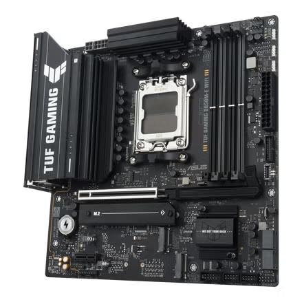 Motherboard ASUS TUF GAMING B850M-E WIFI, AMD AM5, B850, DDR5, Micro-ATX, Wi-Fi 6E, Bluetooth 5.3, 2.5Gb Ethernet, PCIe 5.0 - 3