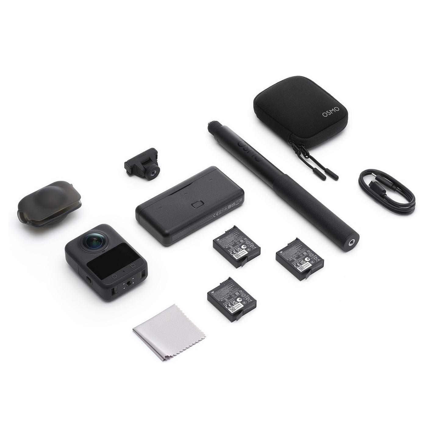 Video Kamera DJI Osmo 360 Adventure Combo, 8K, 120MP, 1/1.1" CMOS, 360° - Zezë - 11