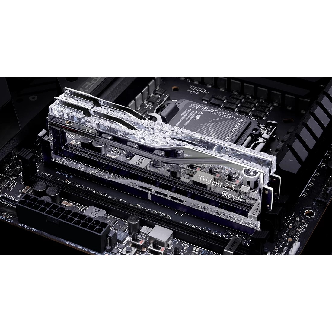 RAM Memorie DDR5 G.Skill Trident Z5 Royal RGB / 48GB (2x24GB) / DIMM / 7200MHz / CL36 / 288-pin - Argjend - 2