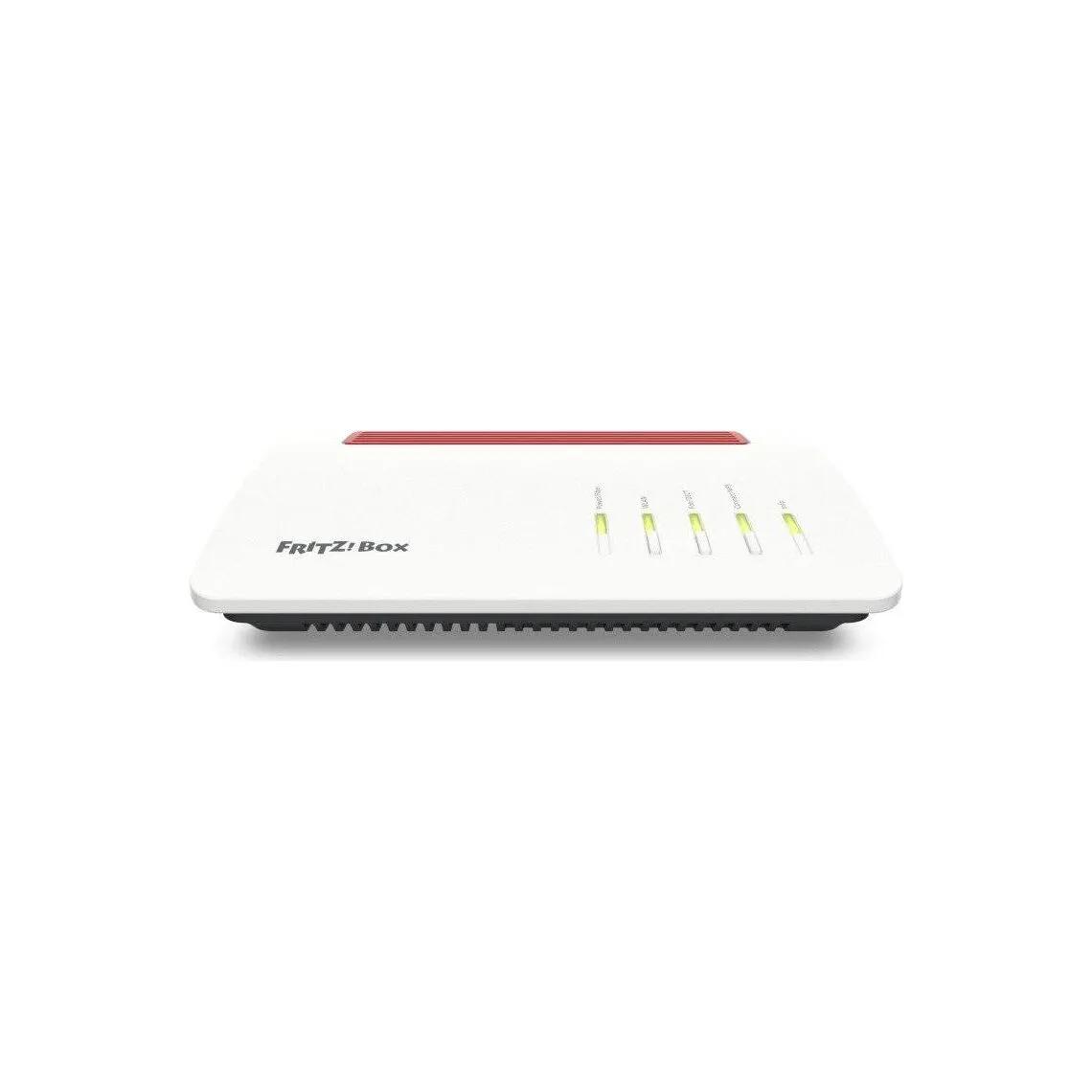 FRITZ!Box 5590 Fiber, Ruter Fiber Optik, Wi-Fi 6 AX3600, Dual-Band, 2.5 Gigabit WAN/LAN, 4× Gigabit LAN, AON/GPON – Bardhë