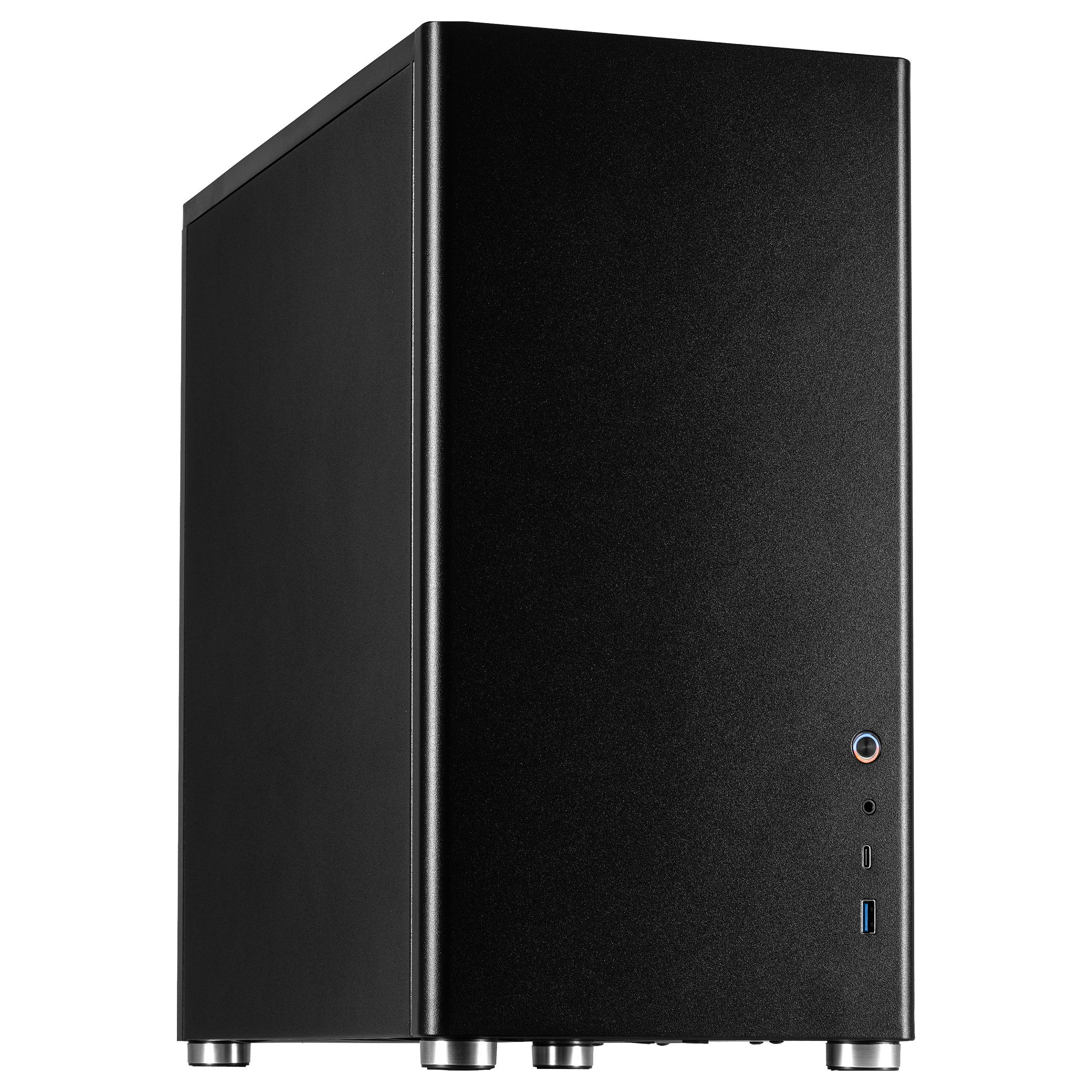 Kasë PC Inter-Tech X2 Duplex Pro / Midi Tower / ATX / 1x USB-A 3.2 Gen2 + 1x USB-C 3.2 Gen2 / 3x 2.5" + 1x 2.5"/3.5" Bay - Zezë