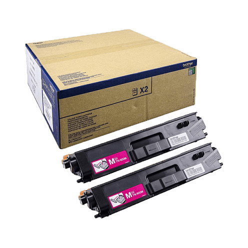 Toner Brother TN-900MTWIN / 2-pack / 12.000 faqe - Rozë - 1