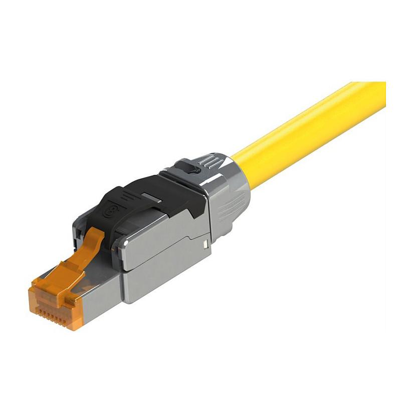 Kabllo për Rrjet ROLINE 21.15.1852 / Cat 8.1 / S/FTP / RJ-45 / 40Gbps / 2m - Verdhë