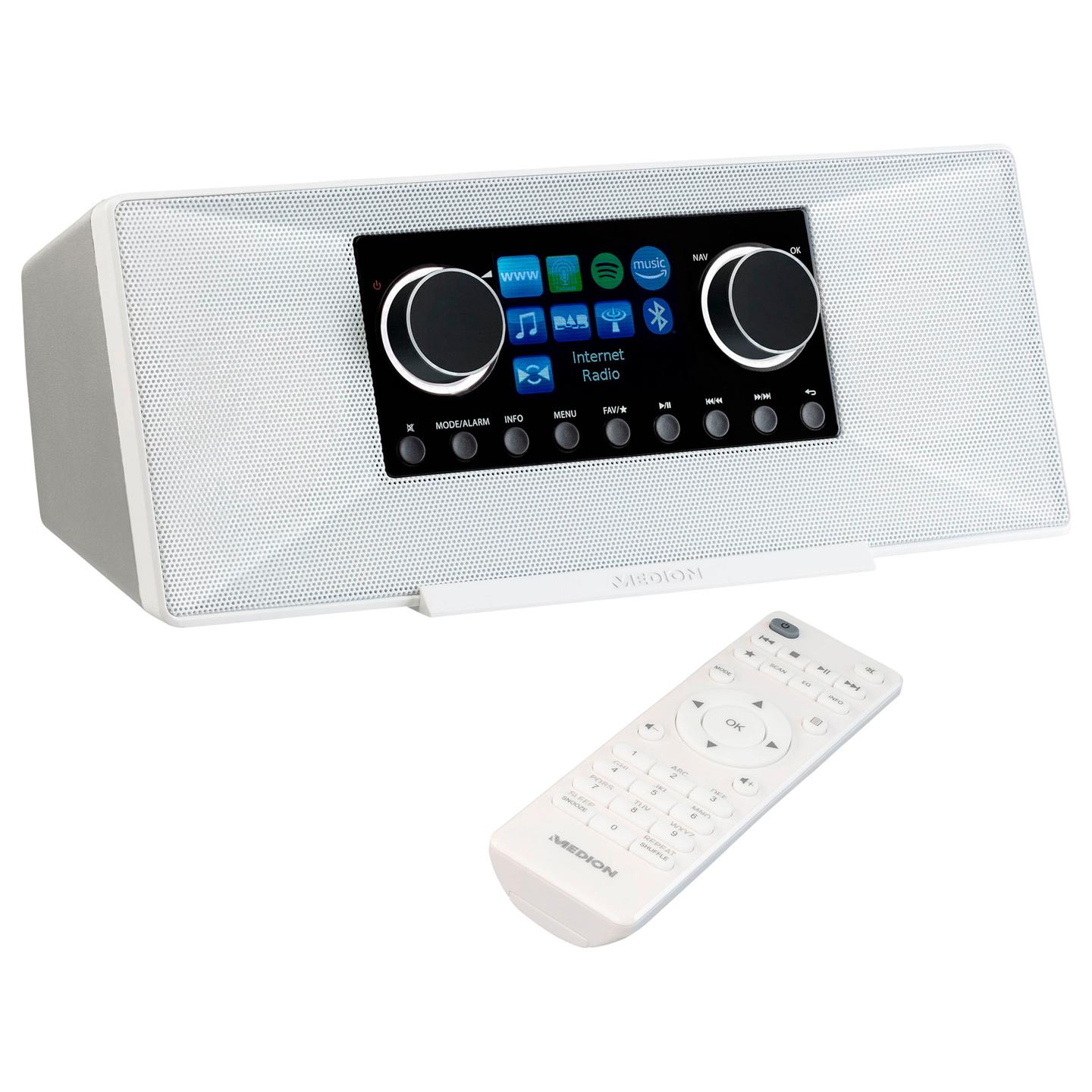 Radio Interneti MEDION LIFE P85333, 12W, DAB+, FM, AM, Wi-Fi, Ekran TFT 7.1"