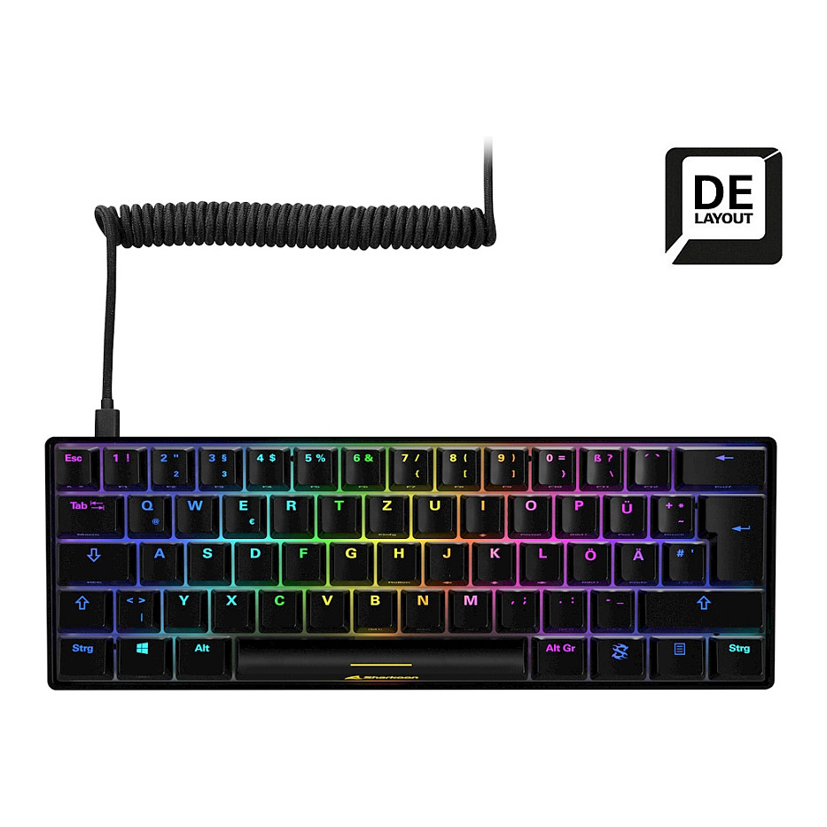 Tastierë Gaming Sharkoon Skiller SGK50 S4 Wired / German Layout / QWERTZ – Zezë - 2