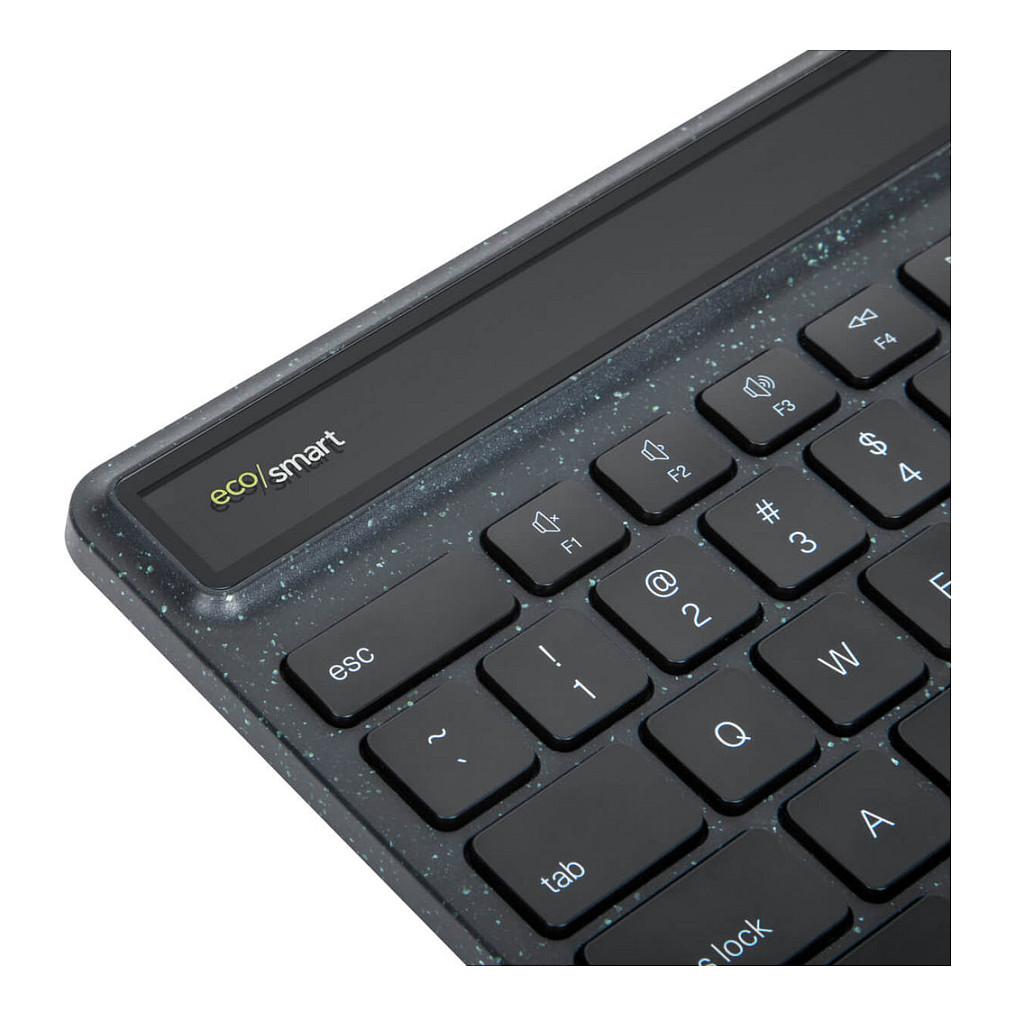 Tastierë pa Kabllo Targus EcoSmart AKB868DE, Bluetooth 5.0, Gjermane, Full-Size, 104 Taste, Ndriçim - Zezë - 7