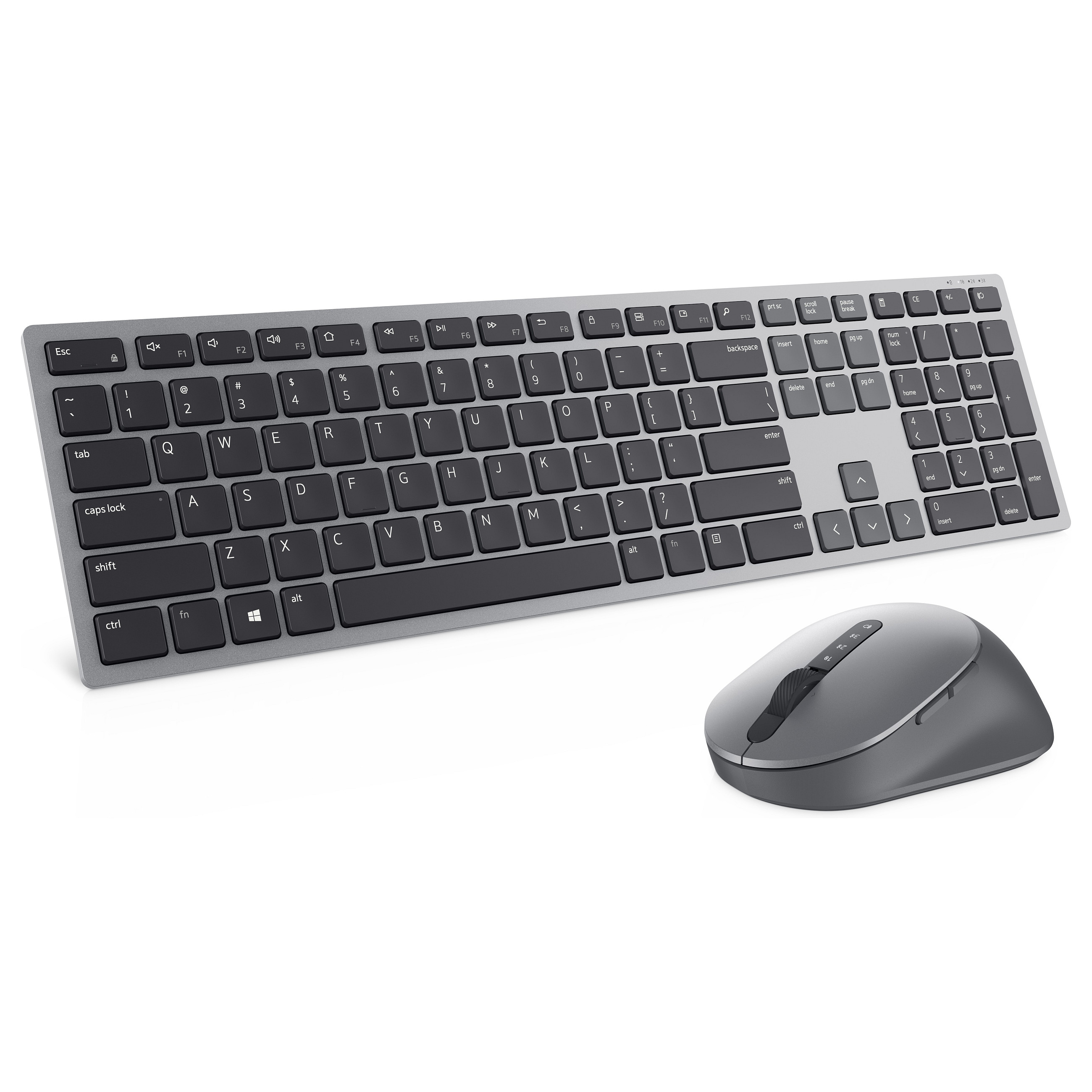 Combo (Tastierë & Maus) Dell Premier Multi‑Device / QWERTZ DE / Wireless – Gri/Zezë - 7