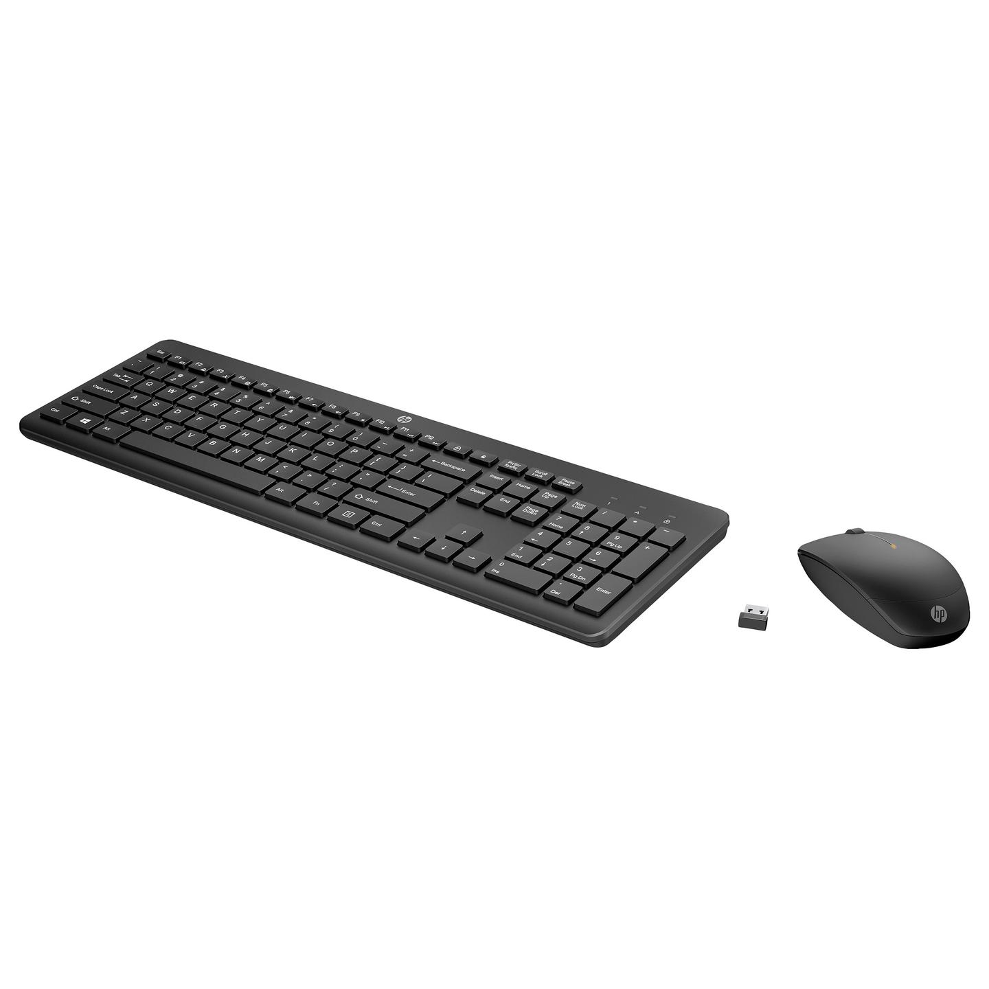 Combo (Tastierë & Maus) HP 235 Wireless / 2.4GHz / USB - Zezë - 2