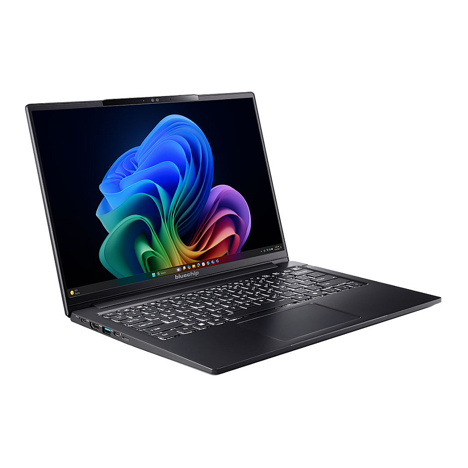 Laptop bluechip TRAVELline U14W17 / Ultra 5 226V / 16GB LPDDR5x / 500GB / 14" WUXGA IPS / Intel Arc Graphics 130V / DE  - Zezë - 1