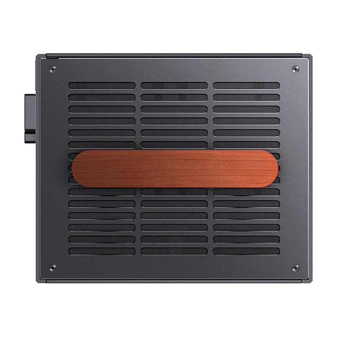 Kasë PC JONSBO T6 / Mini Tower / Mini-ITX / Tempered Glass / Wood - Zezë - 10
