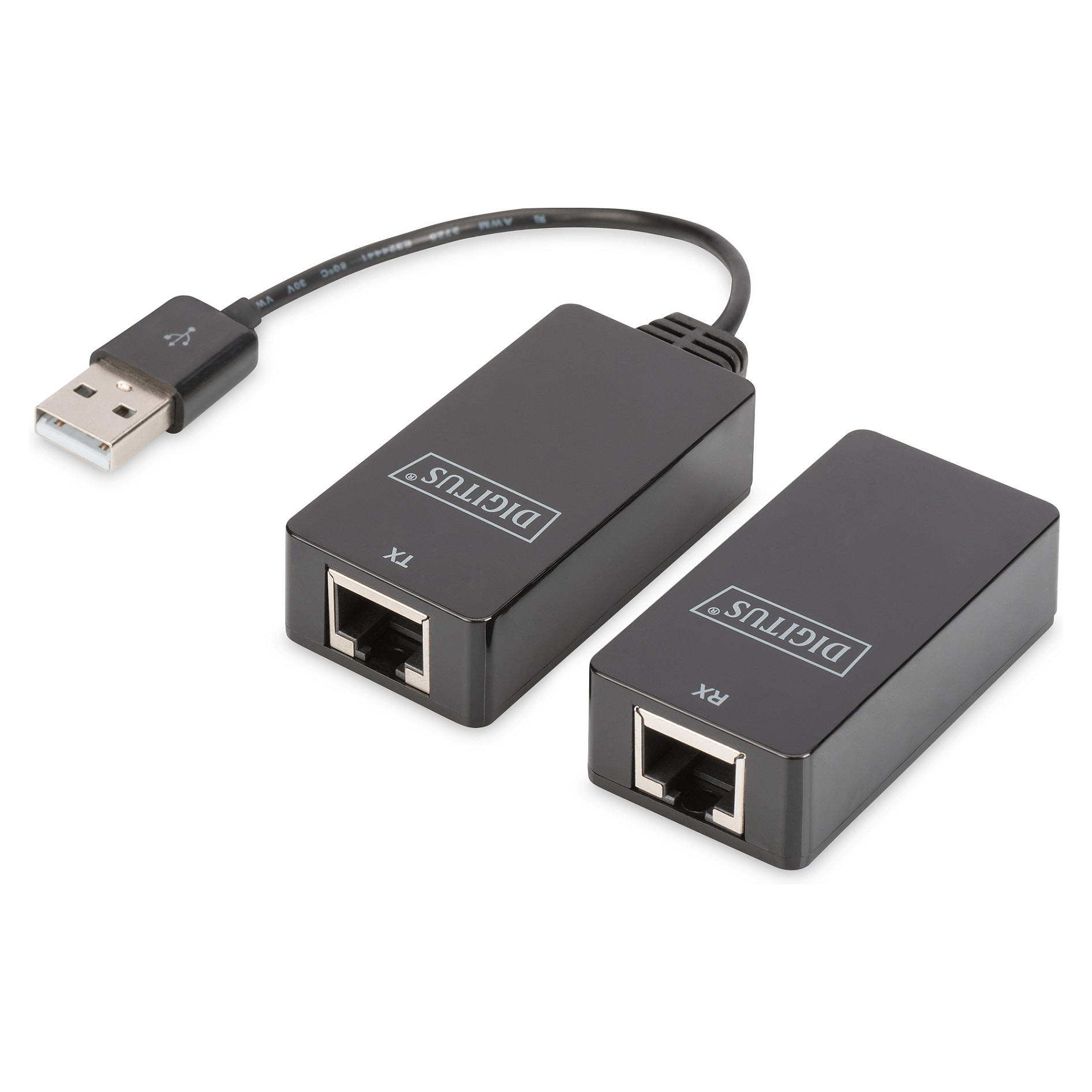 Extender USB 1.1 / CAT5‑5e‑6 / 45 m / DIGITUS - 3