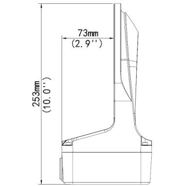 ALLNET Wall Mount with Junction Box for ALL-CAM2495-LVEFN IP Camera – Outdoor Security Camera Bracket - 3