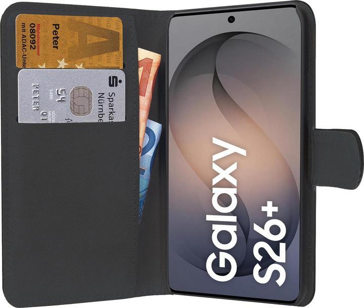Case për Telefon PEDEA Book Cover Classic për Samsung Galaxy S26 FE, TPU, Mbajtëse, Ndarje për Karta - Zezë