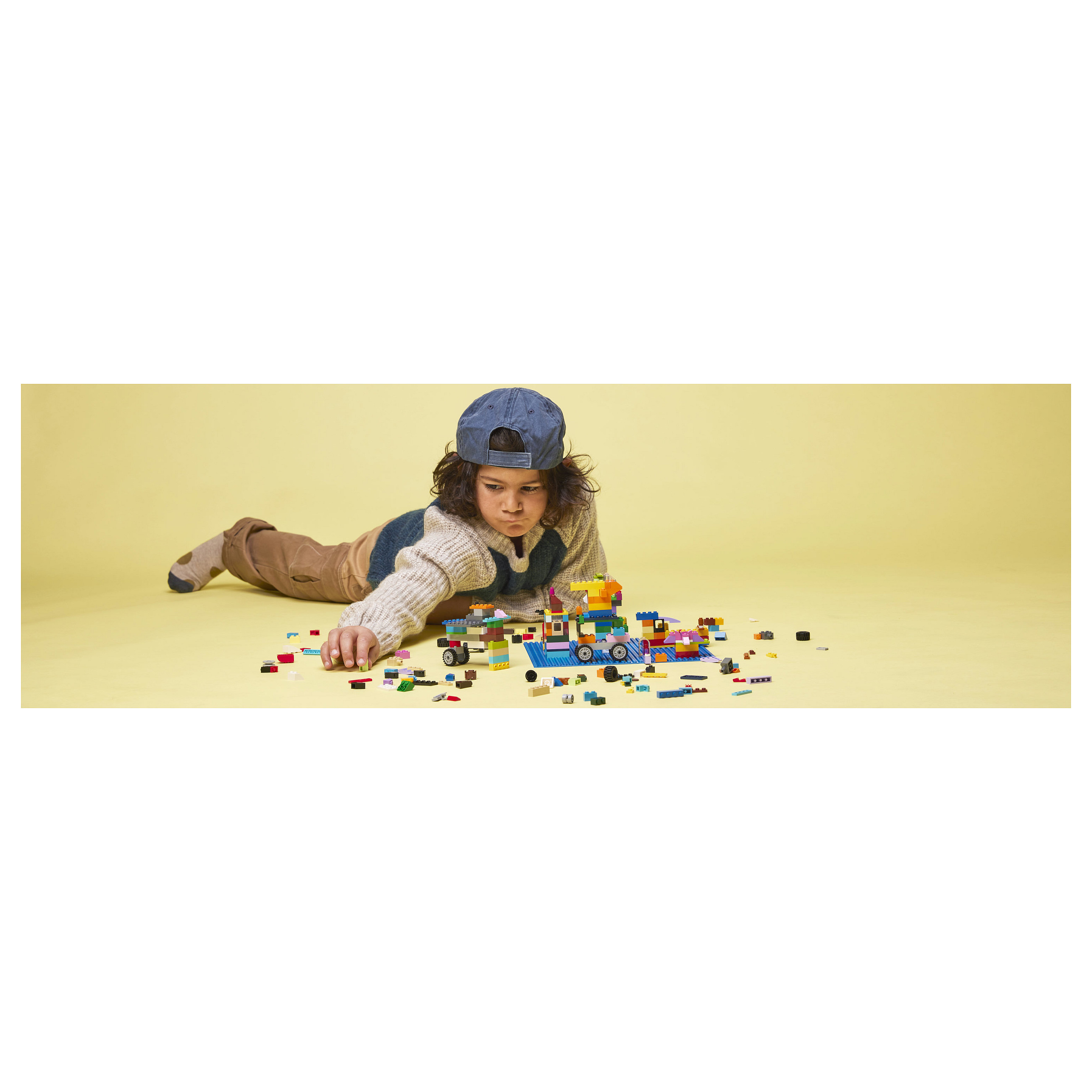 Lodër LEGO Klasik- Bazë e kaltër - 4