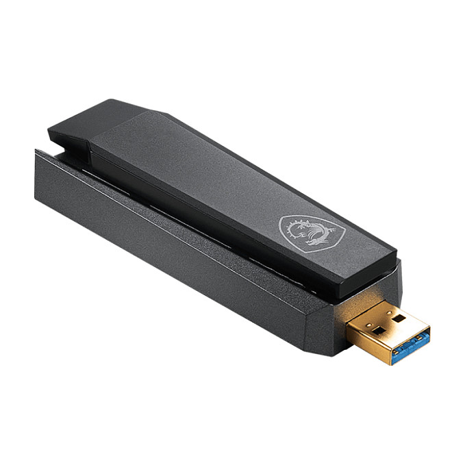 MSI AX1800 GUAX18 – Adapter USB Wi-Fi 6 Dual-Band, 1800Mbps, USB 3.2 Gen 1 - 3
