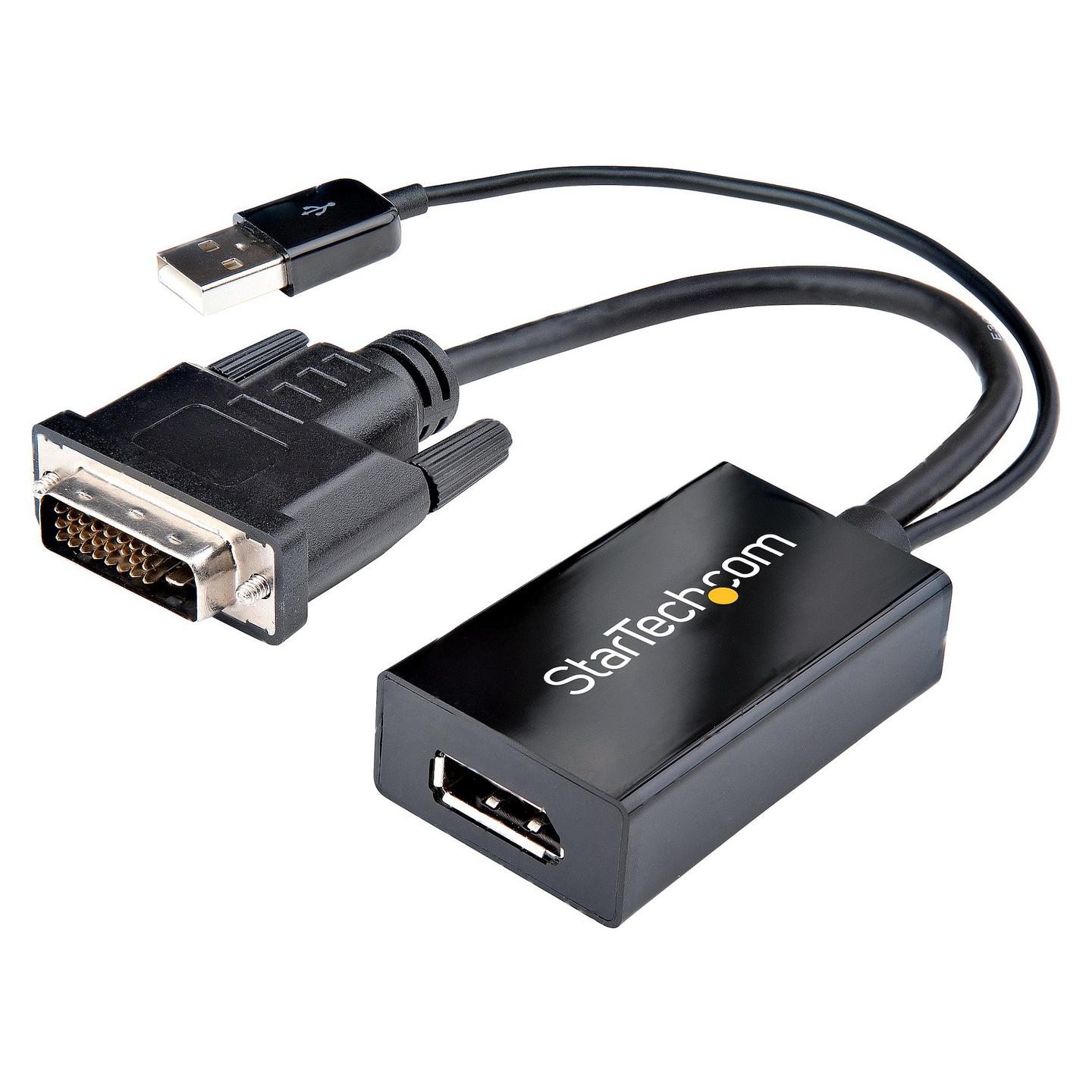 Kabllo DisplayPort StarTech.com DVI2DP2 / DVI-D në DisplayPort / 1920×1200 60Hz - Zezë