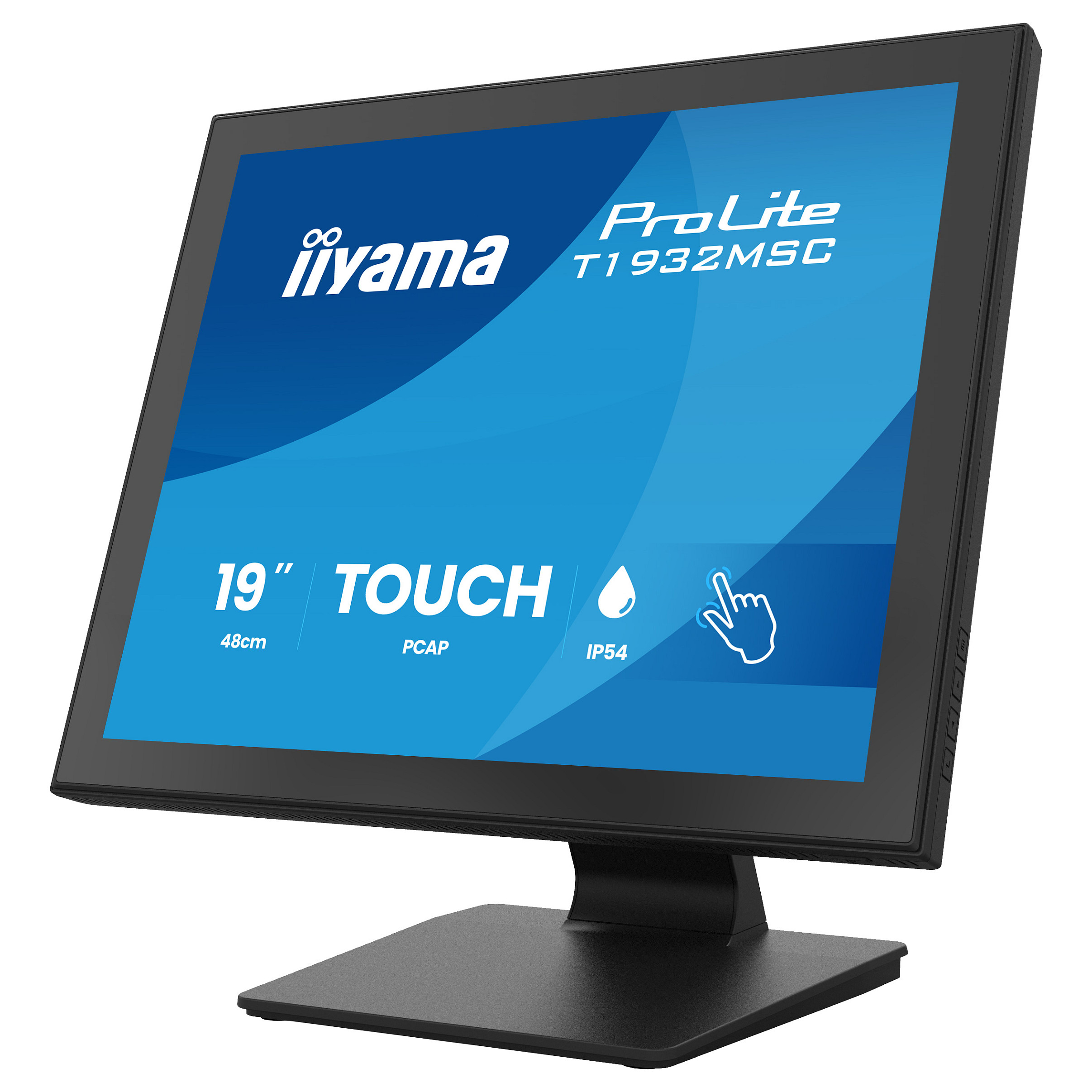 Monitor iiyama ProLite T1932MSC-B2S / 19" / SXGA IPS / 75Hz / 14ms / HDMI+DisplayPort+VGA - Zezë - 5