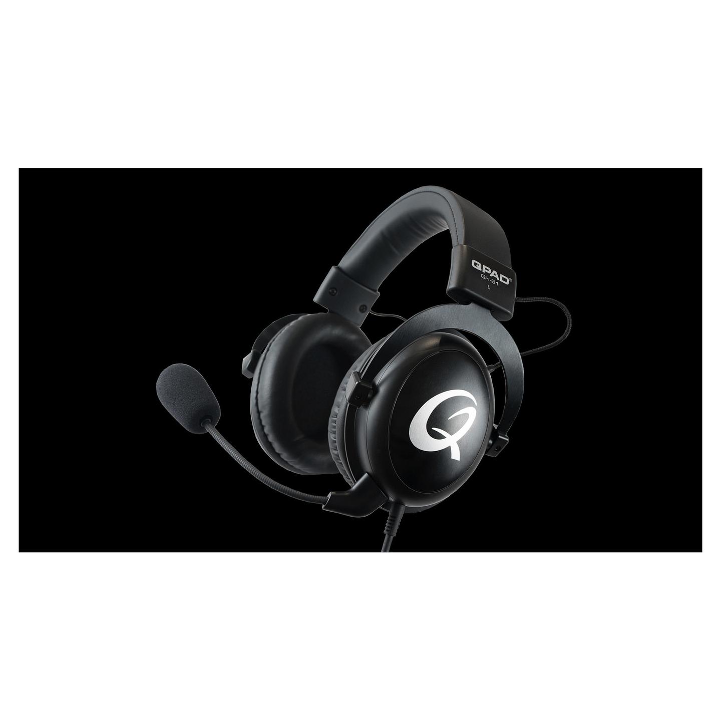Kufje Gaming QPAD QH-91 / Wired / Over-Ear / 53 mm / 3.5 mm / Mikrofon/ 2 m – Zezë - 6