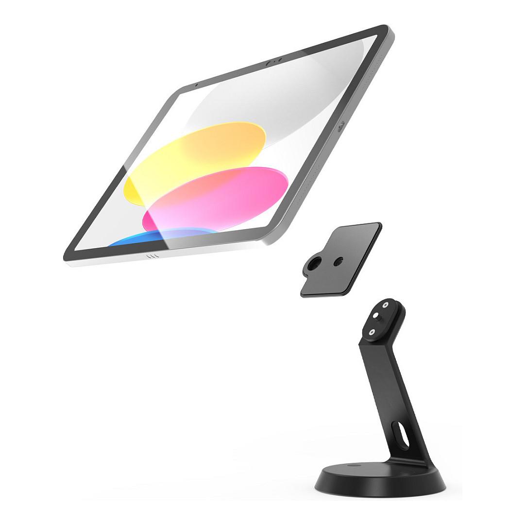 Mbajtës për Tablet Compulocks GlideTab / Deri në 11" / i Kyçshëm / Alumini / Montim në Tavolinë ose Mur - Zezë - 2