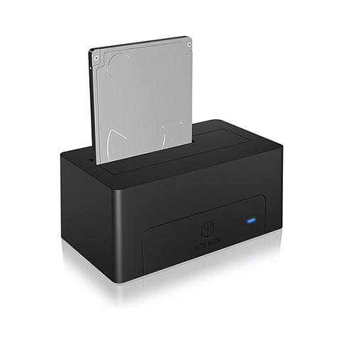 Docking Station ICY BOX 6.4cm (2.5) & 8.9cm (3.5) SATA - USB 3.1 Type-C / E zezë - 2