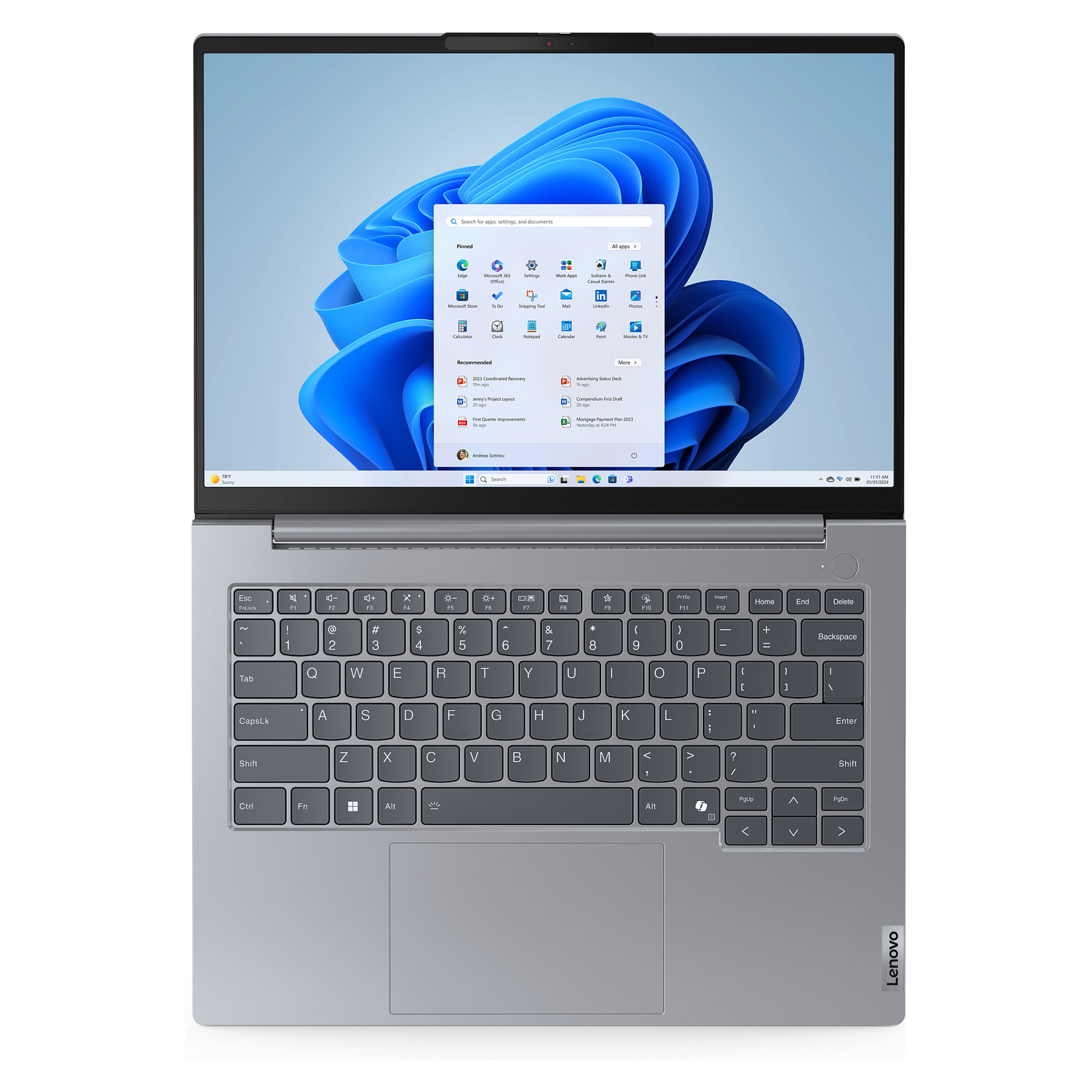Laptop Lenovo ThinkBook 14 G7 / Ryzen 5-7535HS / 16GB DDR5 / 512GB / 14" WUXGA IPS / AMD Radeon 660M / DE  - Hiri - 14