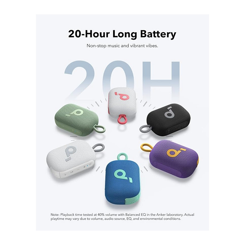 Altoparlant Soundcore Select 4 Go / 5 W / Bluetooth / 18 orë - Zezë - 2
