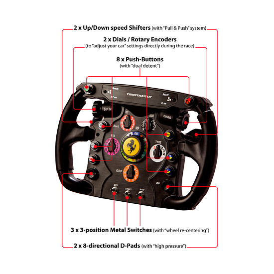 Kontroller Timon Thrustmaster Ferrari F1 - Zezë - 5