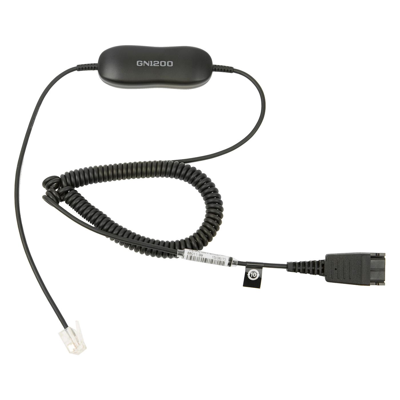 Kabllo për Kufje Jabra GN1200 CC - Zezë