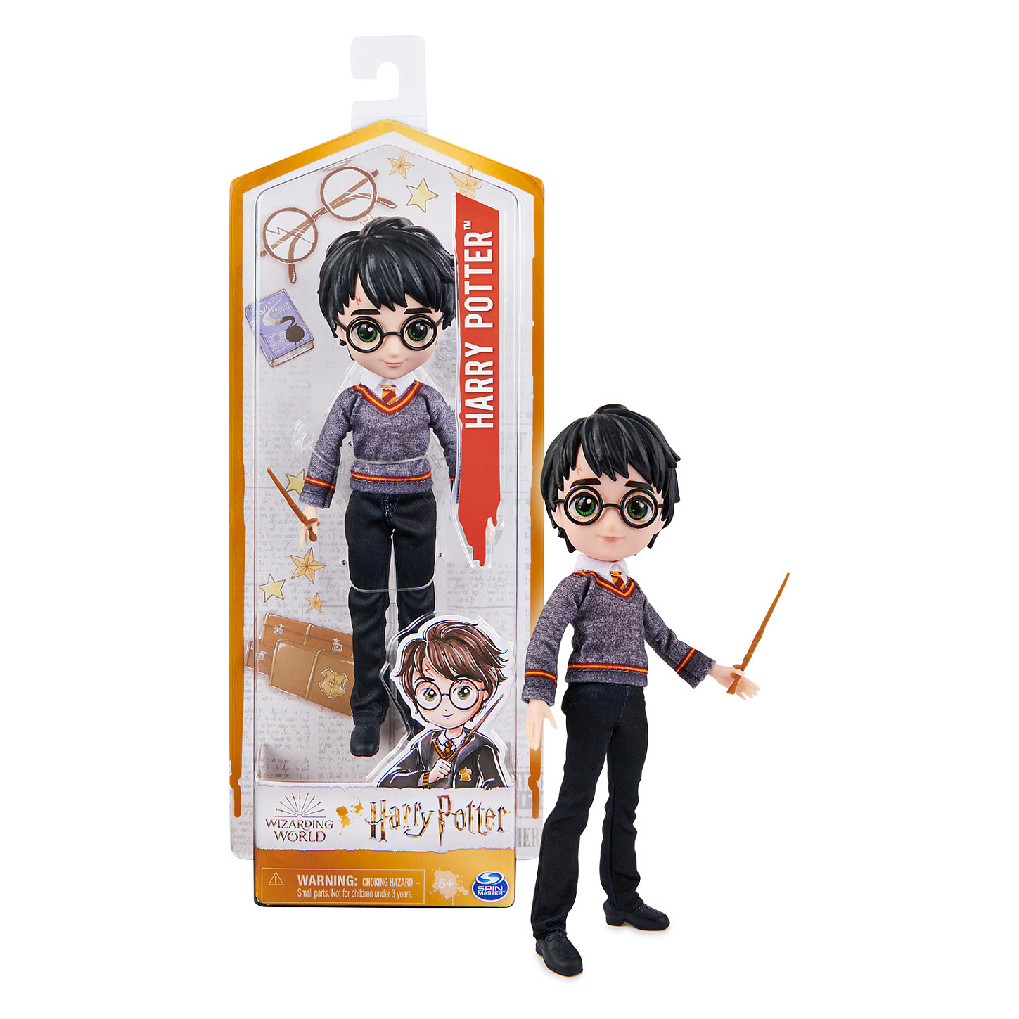 Lodra Spin Master Wizarding World Harry Potter Doll – 8 inch / 5-Point Articulation / Gryffindor Uniform / Wand - Mix