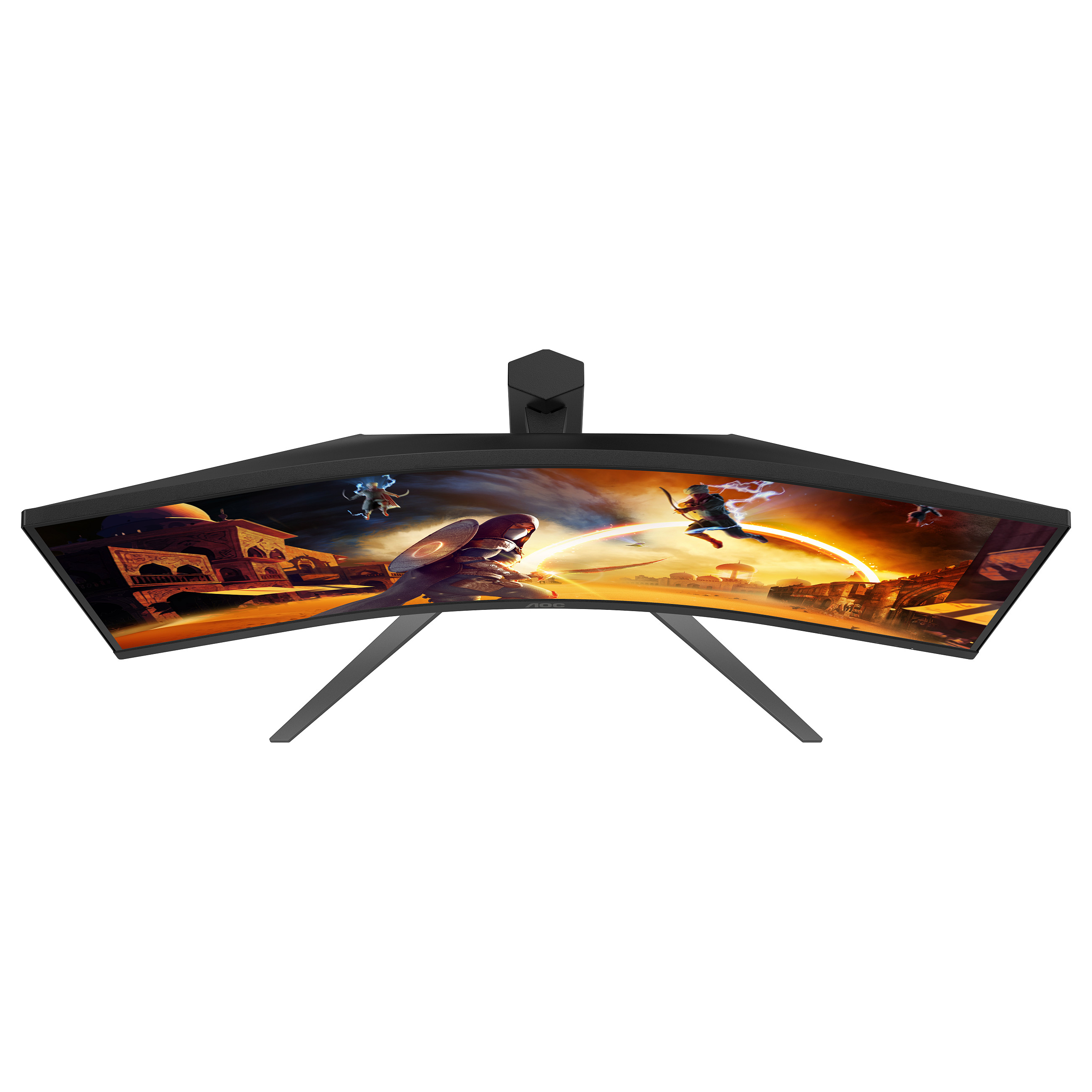 Monitor Gaming AOC G4 CU34G4 / 34" / UWQHD Fast VA Curved / 180Hz / 1ms / HDMI+DisplayPort - Zezë/Kuqe - 6